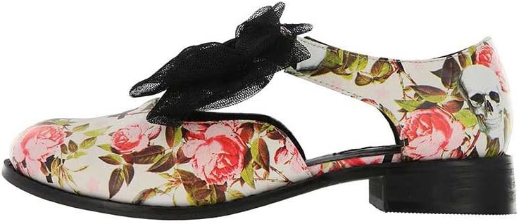 Iron Fist Women's Black Kill Me Later Oxford Flat Shoes