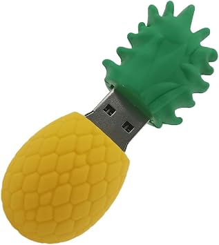 64GB Cartoon Lovely Pineapple USB Flash Drive Cute Pendrive Novelty Memory Stick