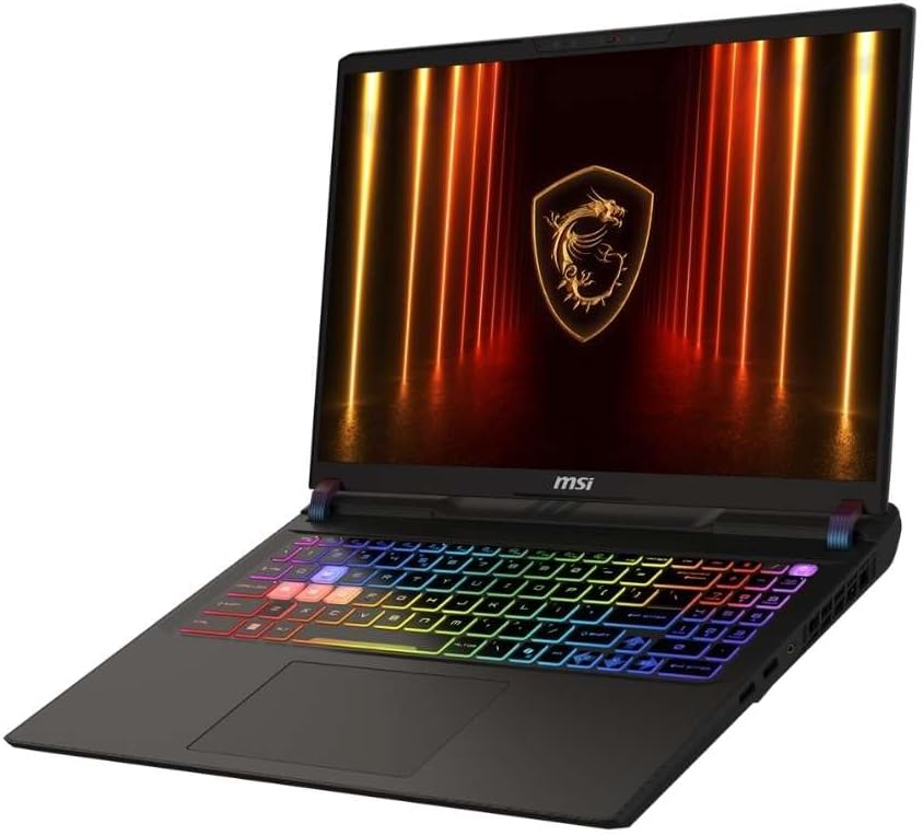 HIDevolution [2025] MSI Vector 16 HX AI A2XWIG 16 QHD 240Hz, 2.1 GHz Ultra 9-275HX, RTX 5080, 128 GB DDR5 RAM, 16 TB PCIe SSD, Windows 11 Pro