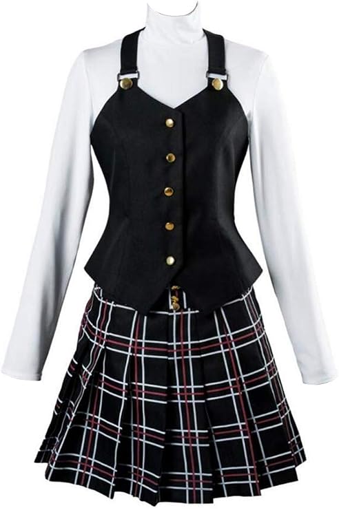Anime Womens Coat Tshirt SKirt Uniform Cosplay Costume Suit Sailor Dress Outfit