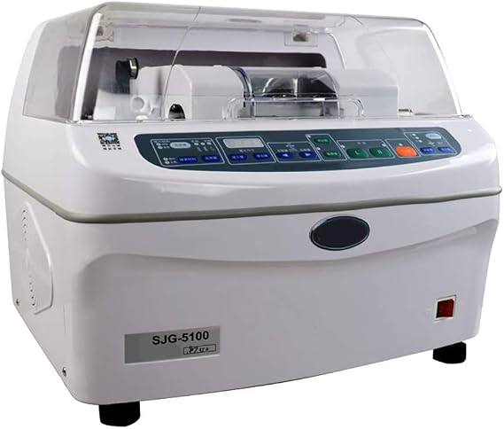 Huanyu Optical Polisher Lens Polishing Integrated Machine of Polishing and Grinding Edge Grinder Edge Trimmer for Glasses polish 220V / 110V (110V, SJG-6100)