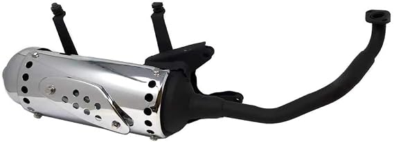 MMG Scooter Exhaust Muffler - Standard OEM Replacement for 125cc 150cc 4-Stroke GY6 engines compatible with Tao Tao Powermax 150 PMX150