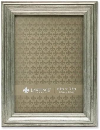 Sutter Burnished Picture Frame - Silver, 0.71 in.