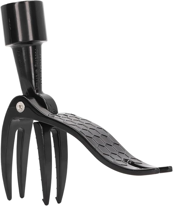 4 Claw Weed Puller Stand Up Weed Picker Tool Black Portable Weeding Head Tool
