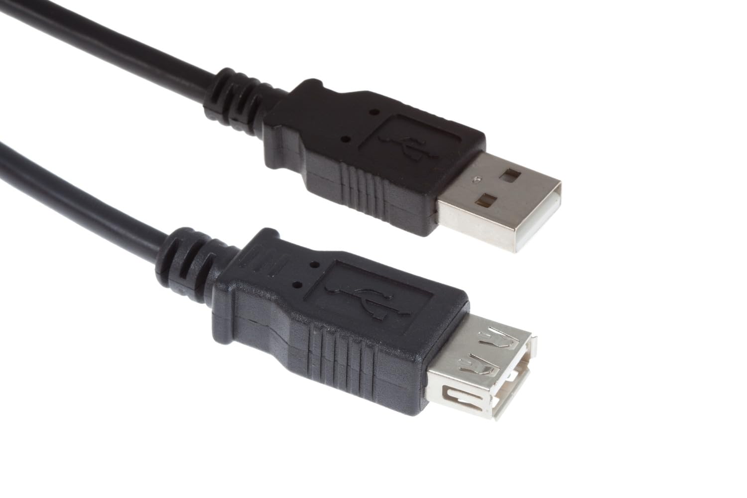 USB Extension Cable 6ft, USB A Extension Cable, A to A Male to Female Connectors, Black