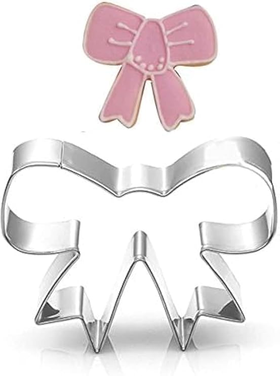 3.5 inch Bow Bowknot Cookie Cutter - Stainless Steel