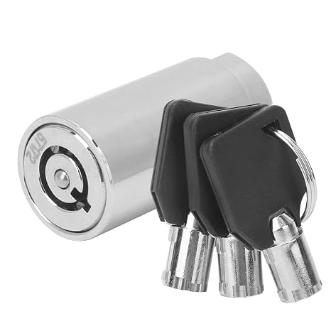 Vending Machine Lock Pick Tubular Lock Pick Cylinder Lock Set fits Most T Handle Locks Coke Snack Candy Machine Lock Zinc Alloy Soda Machine Lock Chrome