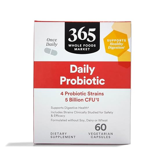 365 by Whole Foods Market, Daily Probiotic 5 Billion CFU, 60 ct