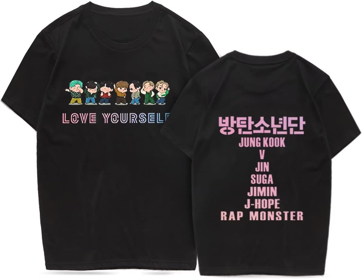 Dolpind Bangtan Boys Love Yourself Shirt Suga Jungkook Jimin V Rap Jhope Jin Tshirt Tee for Women