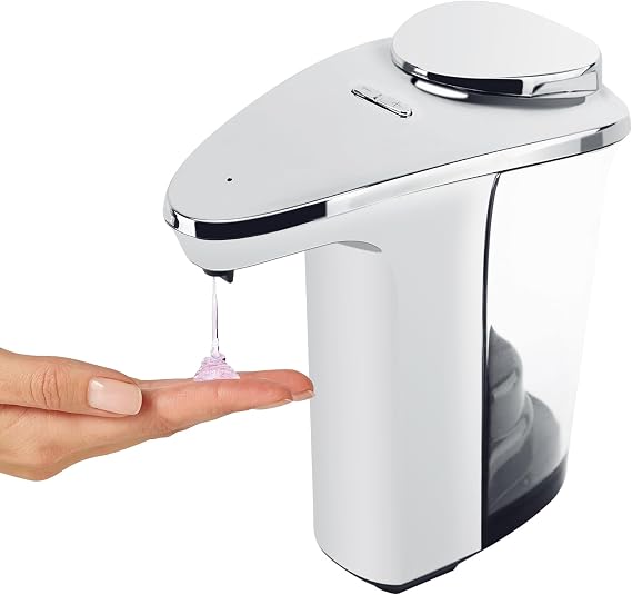 Automatic Soap Dispenser, 17oz/500ml Touchless Battery Operated, Sliver