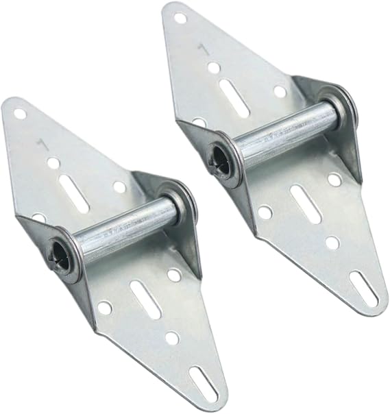 Heavy Duty 14 Gauge Steel #1 Garage Door Hinge with Galvanized Finish - Residential/Light Commercial Garage Door Replacement