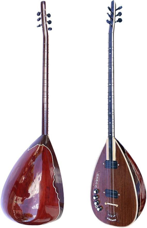 Professional Left Handed Electric Baglama Saz String Musical Instrument SES-12