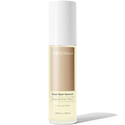 Bean Essence Face Repair Serum: Facial Hydrating & Glowing Botanical Snail Mucin for Glass-Like Skin from Korean Skincare, 1.69 fl. oz  50mL
