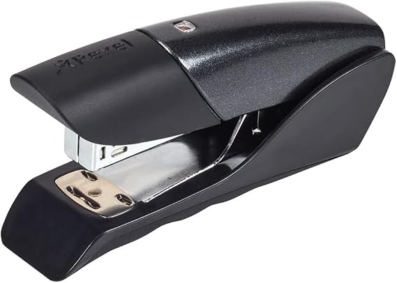 Rexel Gazelle Half Strip Stapler, 25 Sheet Capacity, Stand Up Design, Uses 24/6/ and 26/6 Staples, Metal Body, Black, 2100010