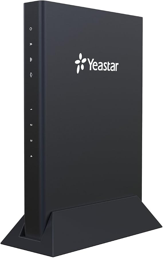 YEASTAR NeoGate 4FXS Port Gateway, 4FXS Ports, Sip & Iax Compatible, Black