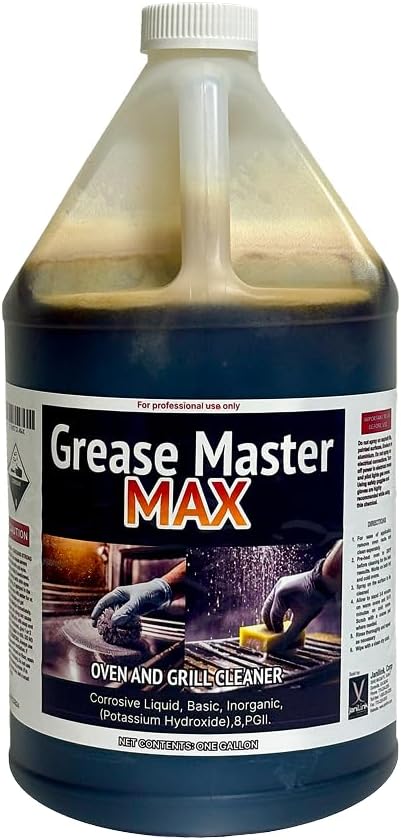 Grease Master MAX Oven and Grill Cleaner 1GAL Concentrated