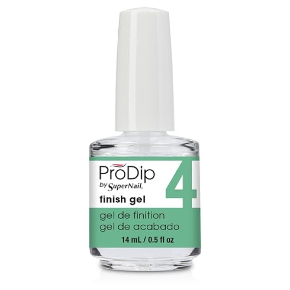 Supernail Prodip Finish Gel, 0.5 Ounce