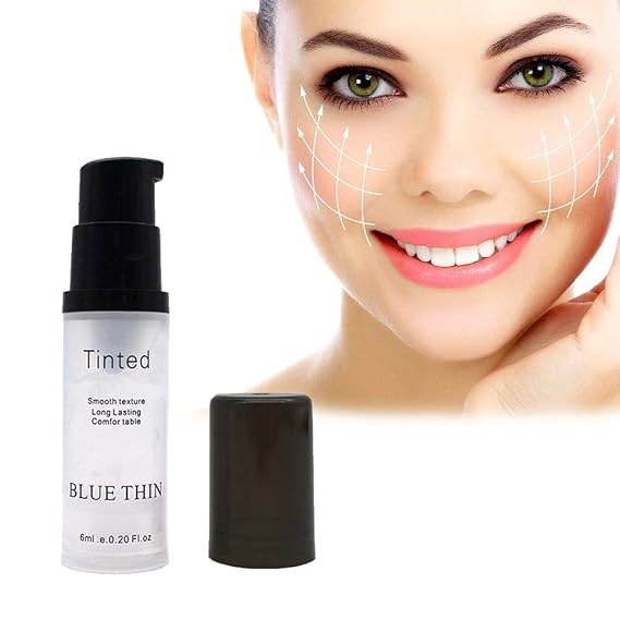 BLUE THIN Foundation Makeup Primer Mattifying Pore Invisible 6ML Brightening Oil Control Face Primer Makeup Gel Isolation Cream Moisturizing Foundation Primer