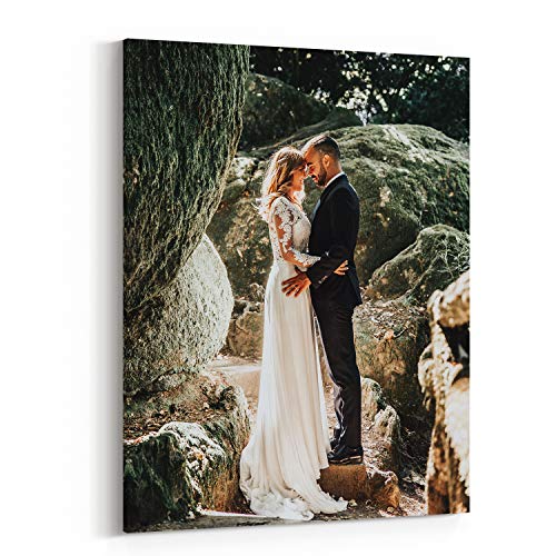 Personalized Custom Canvas Prints: Photo On Canvas Framed 11X14 Transform Your Photos into Stunning Framed Wall Art Digitally Printed Photo To Canvas Ideal for Home Decor Gifts Keepsakes