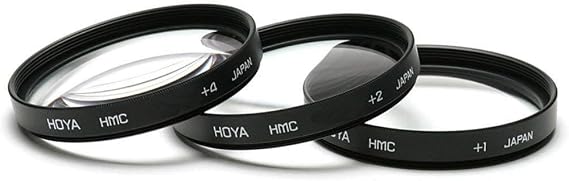 Hoya 77mm Close-Up Filter Set (+1 +2 +4) Multi Coated Diopters