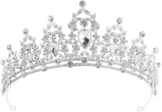 Crystal crowns for adults Rhinestone Wedding Tiara for women princess crowns for girls Hair Accessories for Birthday Prom Bridal Party Christmas Gifts