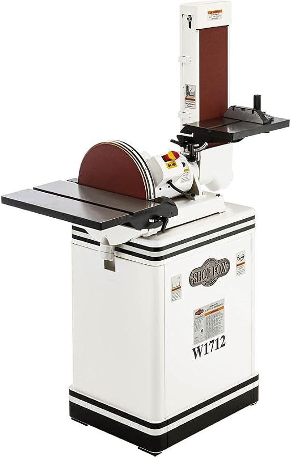 Shop Fox 6 in. x 48 in. Belt/12 in. Disc Combo Sander W1712