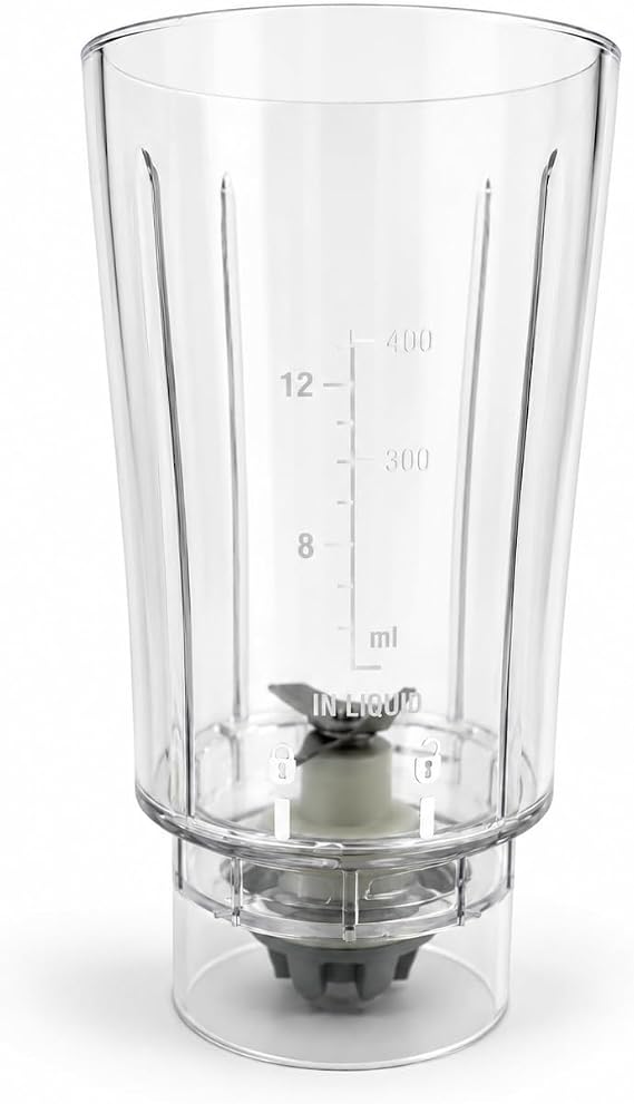 Univen 990014500 Blender Jar and Blade Compatible with Hamilton Beach Blender models 51101 51101AG 51101B 51101BG 51101R 51101RG and 51102. Does Not Include Lid ONLY FITS ROUND BASE MODELS