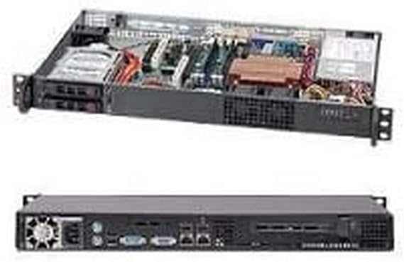 Supermicro Mini 1U Rackmount Server CSE-510T-203B Black
