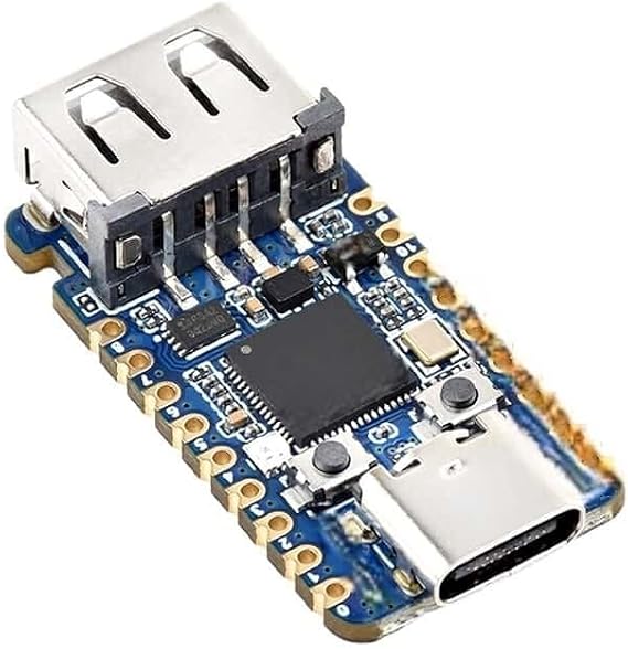 15 GPIO RP2350-USB-A Mini Development Board, Featuring an onboard USB Type-A Expansion Port, Based on the RP2350A chip