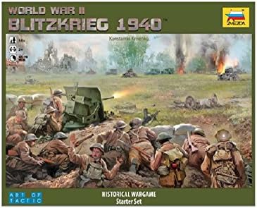 Zvezda Models Blitzkrieg 1940 Historical Wargame Starter Set