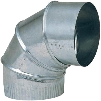 Imperial Manufacturing GIDDS-131469 3" Galvanized 90 Degree Adjustable Elbow 28 Gauge