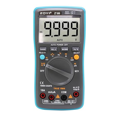 ZOYI ZT303 Multi Testers High-Precision Digital Multimeter Tester with Auto Ranging - Versatile Measurement Tool for Professionals