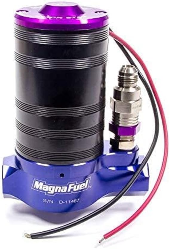 Fuel Pump, QuickStar 300, Electric, In-Line, 25-36 psi, 10 AN Female O-Ring Inlet/Outlet, 8 AN Bypass, E85 / Gas, Each