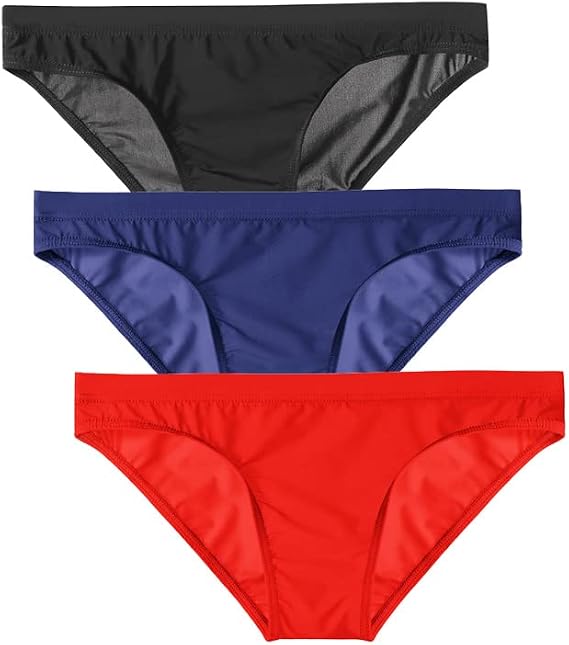COMLIFE Men's Ultra Thin Slim Low Rise Triangle Bikini Briefs