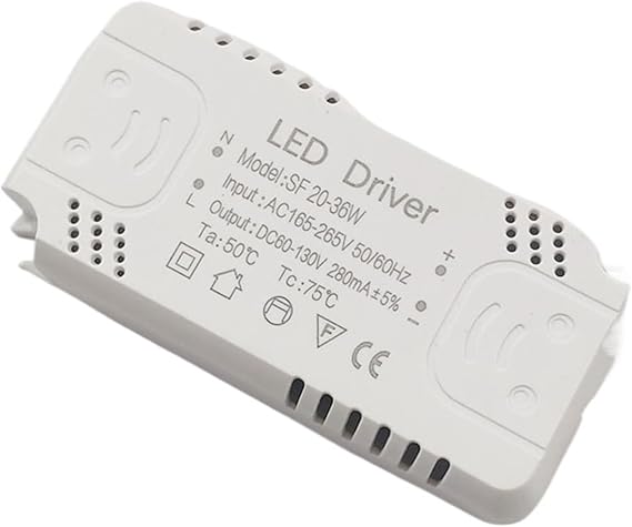 LED Driver 24W 36W 50W 58W 60W 68W 80W LED Power Lighting Transformer LED Light Panel Light Driver DC Connector (Color : 20-36W)