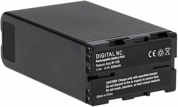 Ultra High Capacity 'Intelligent' Lithium-Ion Battery (BPU90) Compatible with Sony PMW-100 XDCAM & Sony PXW-Z280