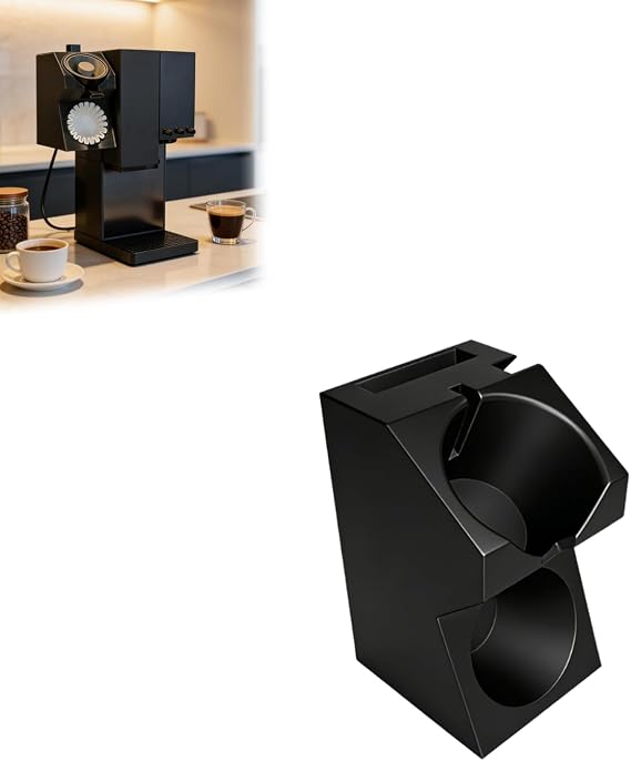 Coffee Machine Accessories Compatible with xBloom Studio, Vertical Holder for Filter Screens and Dripper Bases, Friction Mount Behind Grinder