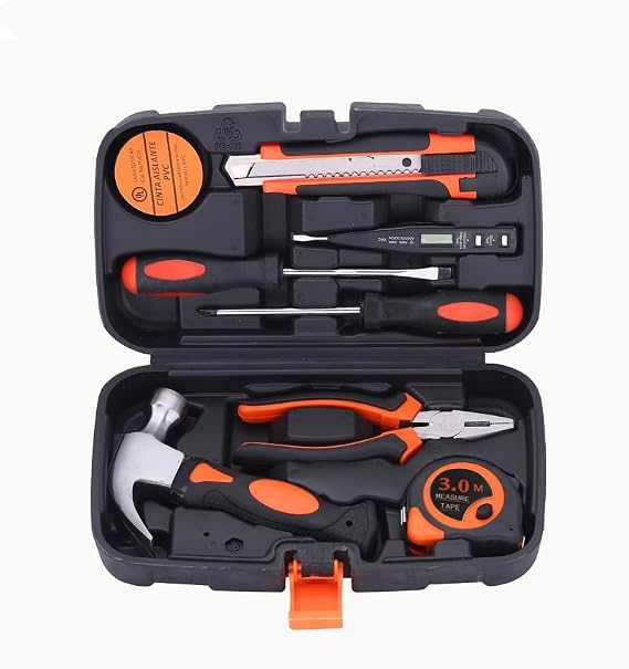 Tool Set, Home Tool Set, Tool Box, Tool Set, Home Repair, DIY, Furniture Assembly, Home Maintenance, Daily Tool Kit, Convenient Storage Case Included