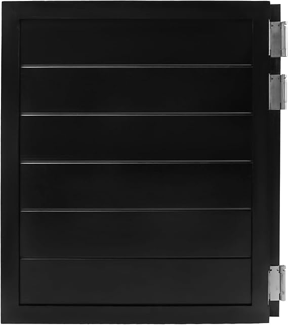 Saloon Door Swinging Door, Pine Wood Partition Door Cafe Door, Dual-Directional Hinges, Easy Installation, Ideal for Cafes, Bars, Restaurants Home Use (Black, 31.49x35.43in)