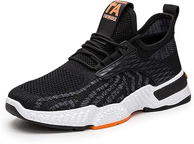 Floette Men Lightweight Breathable Fashion Sneaker Mesh Sport Running Casual Athletic Shoes UnisexA02, Man9.5Woman11