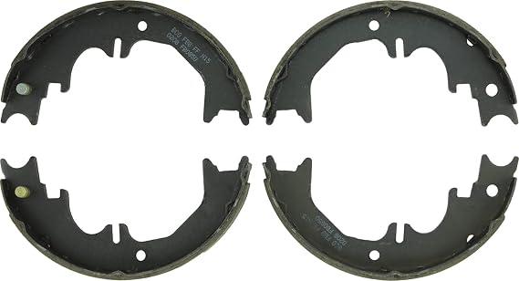 BOSCH BS850 Blue Parking Brake Shoe Set - Rear | Compatible with Select Lexus GX460, GX470; Toyota 4Runner, FJ Cruiser, Sequoia
