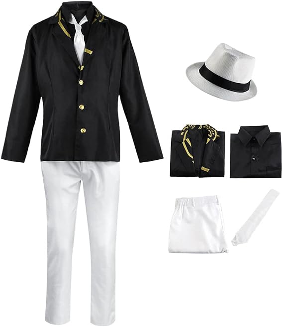 Kibutsuji Muzan Cosplay Costume Uniform Suit Outfit Halloween Full Set