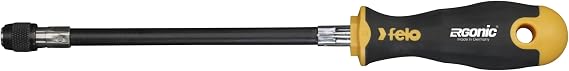 Felo SD Ergonomic QuickLock Bit Holder with 3K Handle and Flexible Blade 1/4 x 170 mm