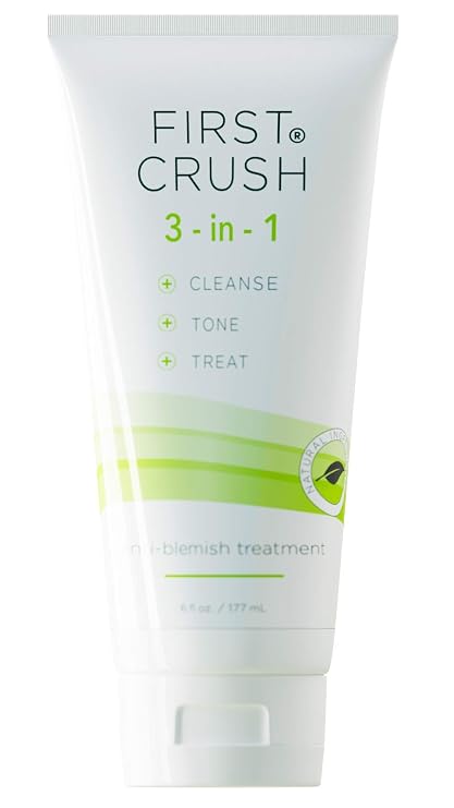 First Crush 3-in-1 Blemish fighting Face Wash, 6 Ounce
