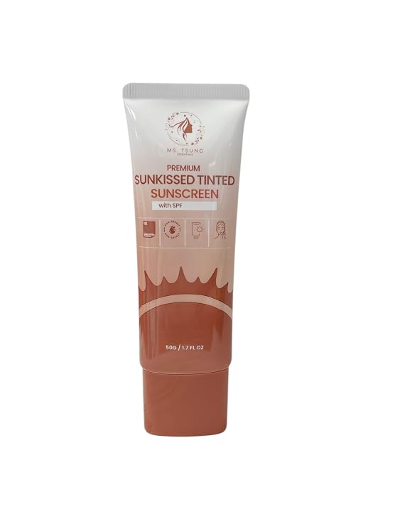 Ms. Tsung Essentials Sunkissed Tinted Sunscreen SPF | Daily Face Sunscreen | 50g