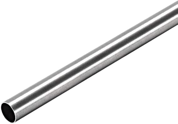 uxcell 304 Stainless Steel Round Tubing 6mm OD 0.2mm Wall Thickness 250mm Length Seamless Straight Pipe Tube