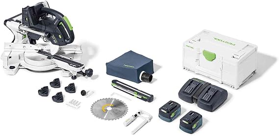 Festool Cordless Sliding Compound Miter Saw KAPEX KSC 60 EB 5.0 I-Plus 576848+577079