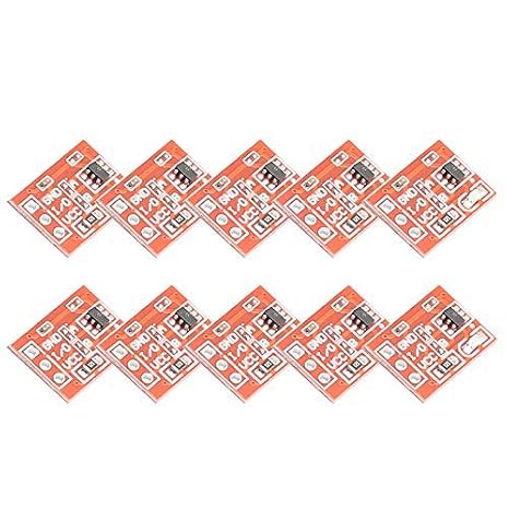 DEVMO 10PCS TTP223 Capacitive Touch Touching Switch Button Self-Lock Module No-Locking Single Channel Reconstruction Compatible with Ar-duino