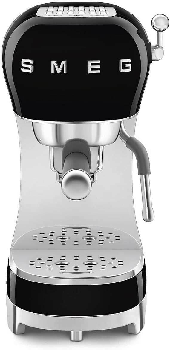 Smeg ECF02RDEU süzgeç, espresso/kahve makinesi, siyah,