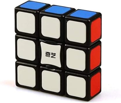 CuberSpeed 1x3x3 Edge 3x3x1 Super Floppy Stickerless Magic Cube 3x3x1 Black Titles Version Single Layer Puzzle Speed Cube
